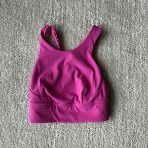 Lululemon Athletica Pink Crop Top Racerback